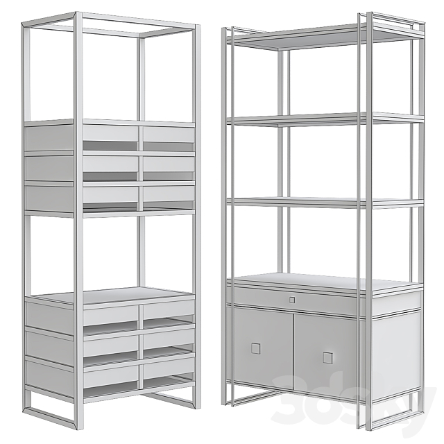 Shakedesign Bookcases ?33 3DSMax File - thumbnail 2