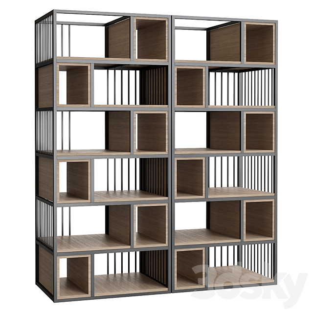 Shakedesign Bookcases No. 18 3DSMax File - thumbnail 1