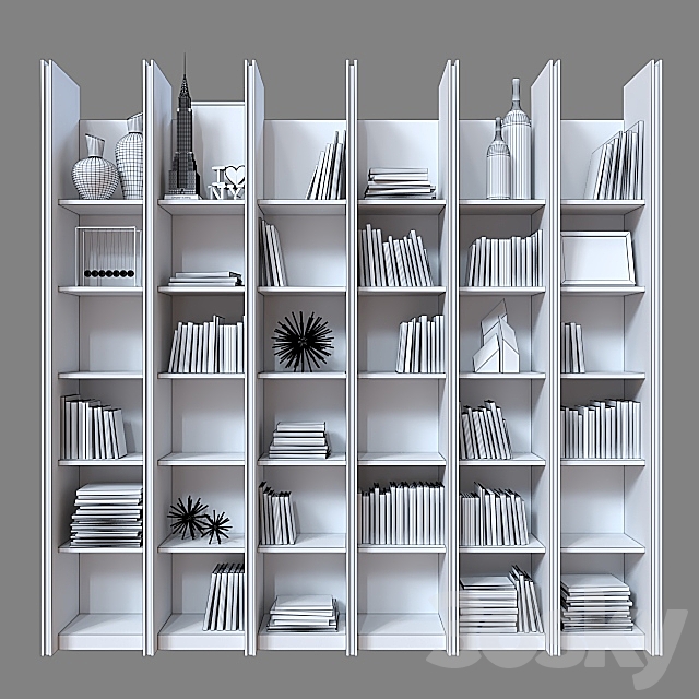 Shelf 024. 3DS Max Model - thumbnail 3