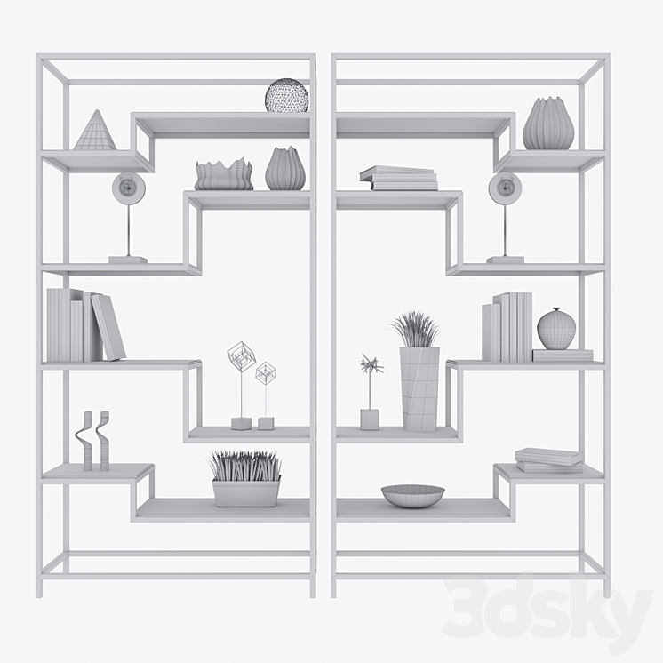 Shelf 3 3DS Max - thumbnail 2