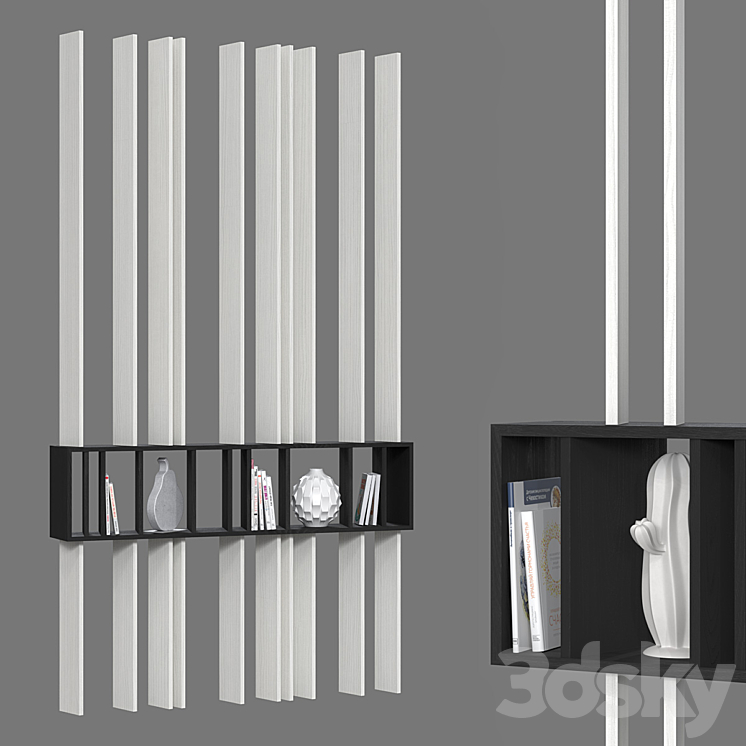 shelf-partition 3DS Max Model - thumbnail 1