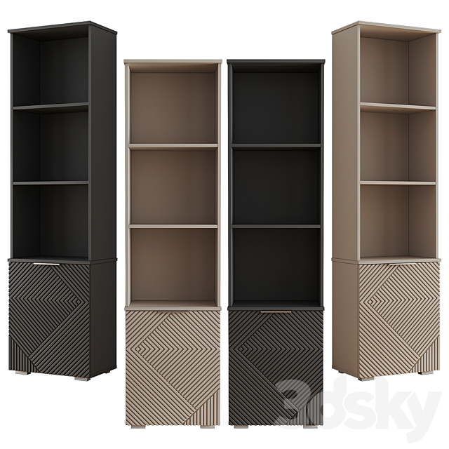 Shelton shelving from divan.ru 3DS Max Model - thumbnail 5