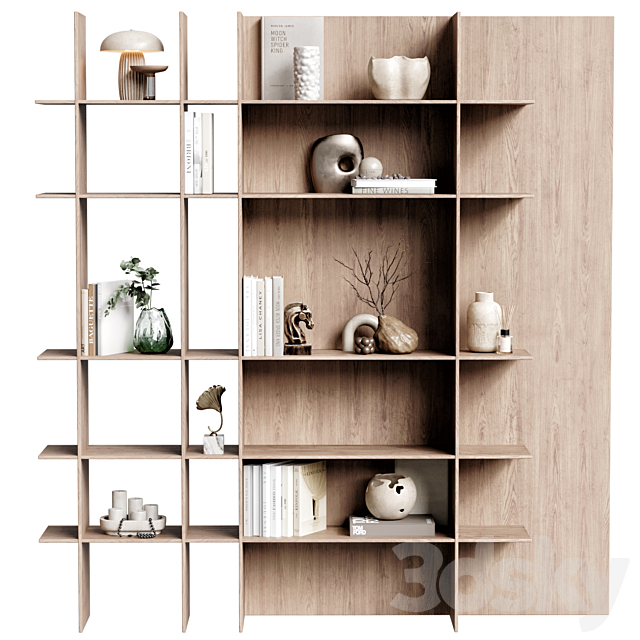 Shelves Decorative – Rack Set 13 3ds Max - thumbnail 1