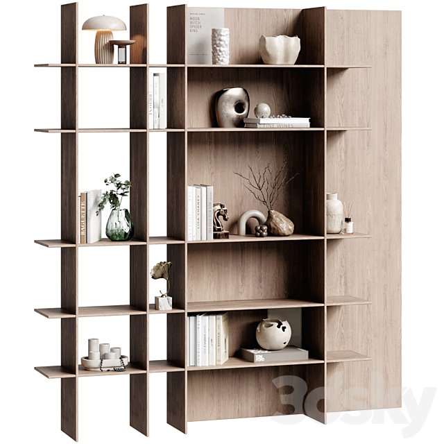 Shelves Decorative – Rack Set 13 3ds Max - thumbnail 2