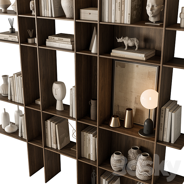 Shelves Decorative – Rack Set 19 3ds Max - thumbnail 3