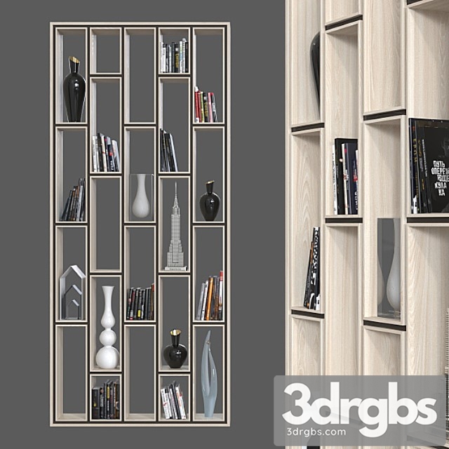 Shelving 019. 2 3dsmax Download - thumbnail 1