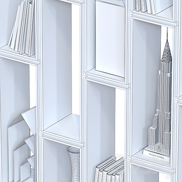 Shelving 019. 3DS Max Model - thumbnail 3