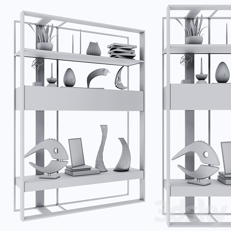 Shelving 38 3DS Max - thumbnail 2