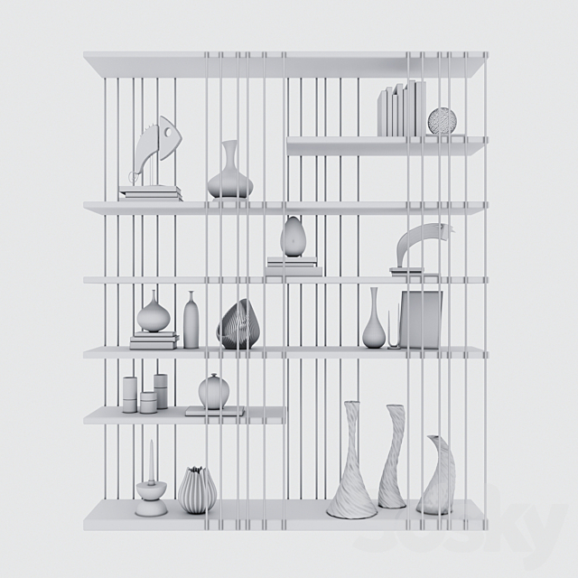 Shelving 41 3ds Max - thumbnail 2