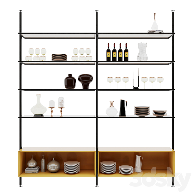 Shelving 45 3DS Max - thumbnail 1