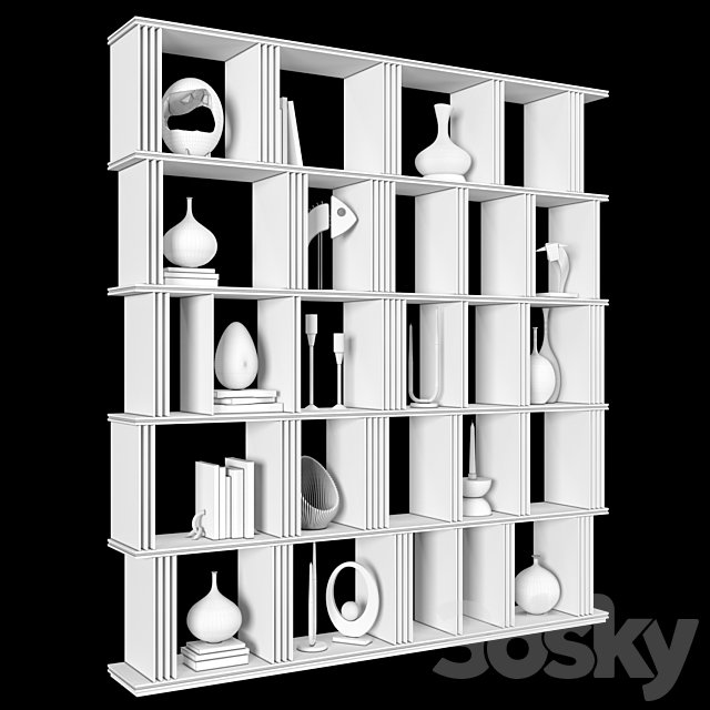 Shelving 56 3DSMax File - thumbnail 3