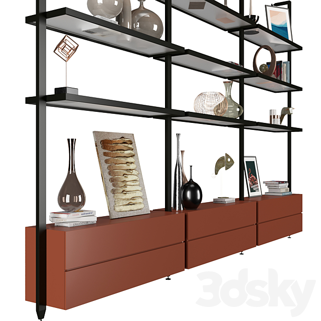 Shelving 57 3DS Max Model - thumbnail 2