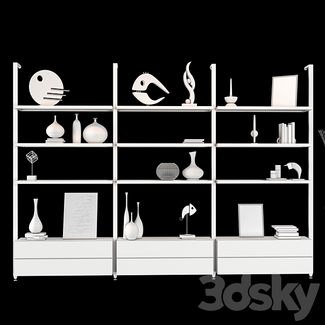 Shelving 57 3DS Max Model - thumbnail 4