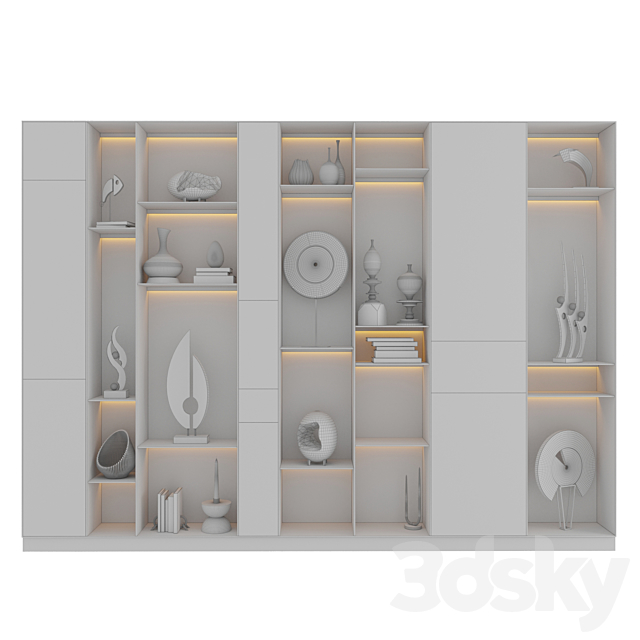 Shelving 62 3DSMax File - thumbnail 4