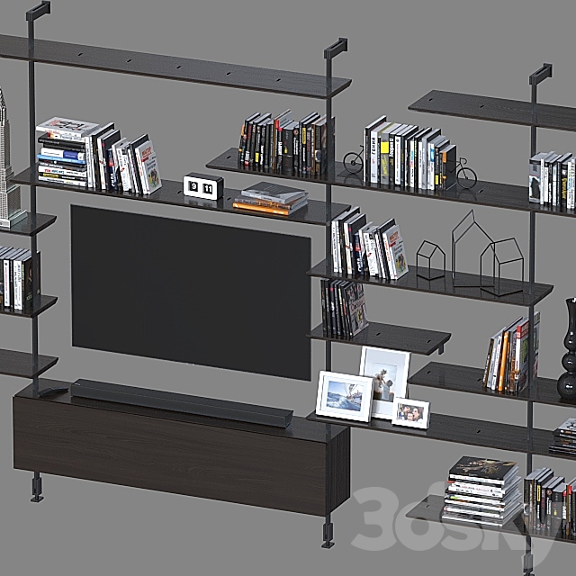 Shelving Cattelan italia 3DSMax File - thumbnail 2