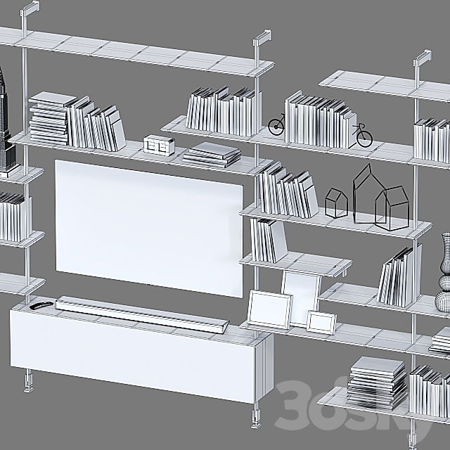 Shelving Cattelan italia 3DSMax File - thumbnail 3