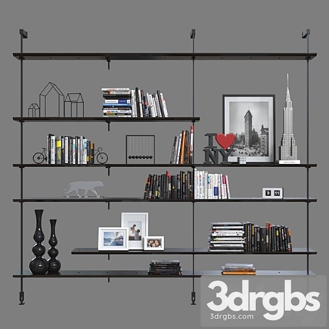 Shelving cattelan italia airport. 2 3dsmax Download - thumbnail 1