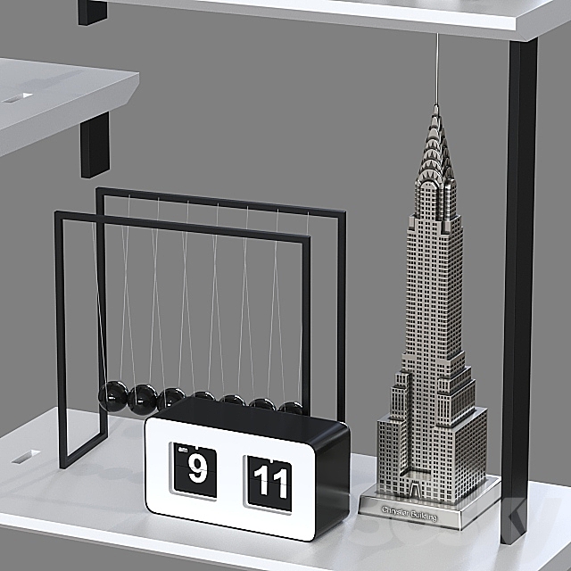 Shelving Cattelan italia Airport 3. 3ds Max - thumbnail 2