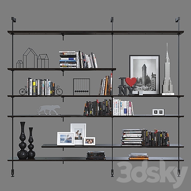 Shelving Cattelan italia Airport. 3ds Max - thumbnail 1