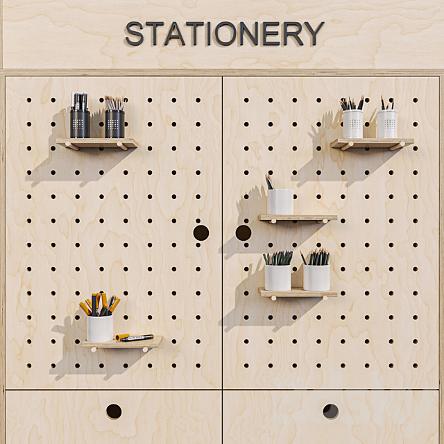 Shelving for office _ play _ nursery No. 2 3DSMax File - thumbnail 5