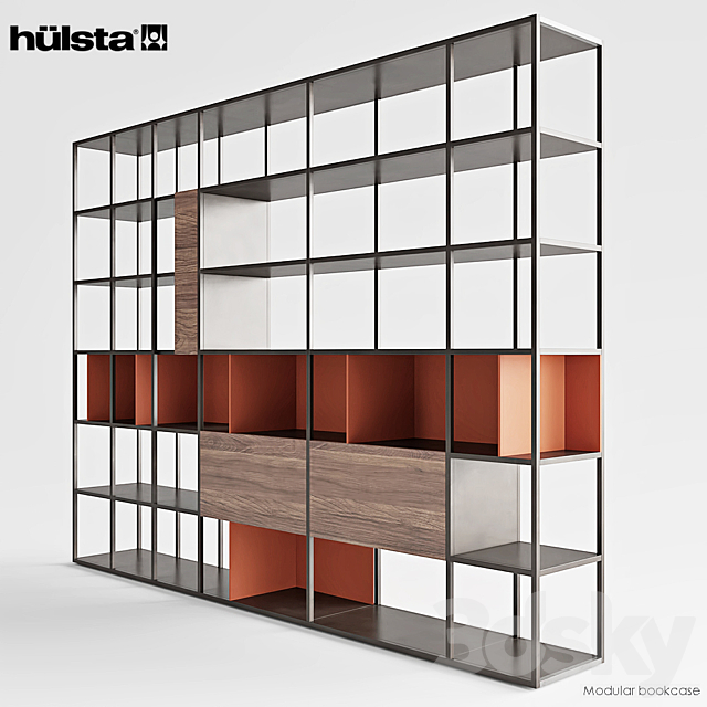 Shelving Hulsta Regal 960004 3DSMax File - thumbnail 2