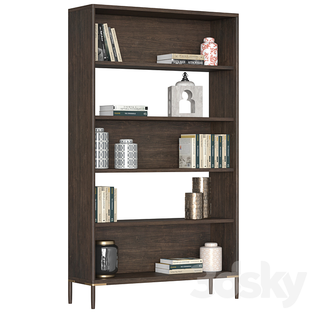 Shelving unit high Textures 3ds Max - thumbnail 2