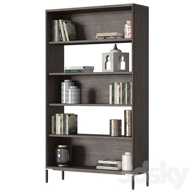 Shelving unit high Textures 3ds Max - thumbnail 3