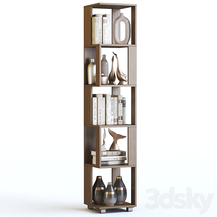 Shelving unit Hoff Soho 3DS Max Model - thumbnail 2