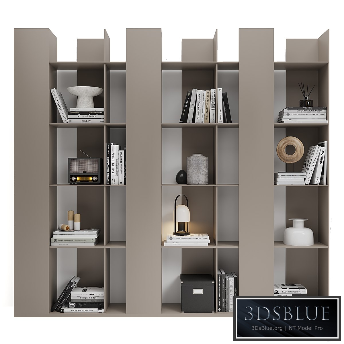 Shelving unit Lees 3DS Max - thumbnail 3