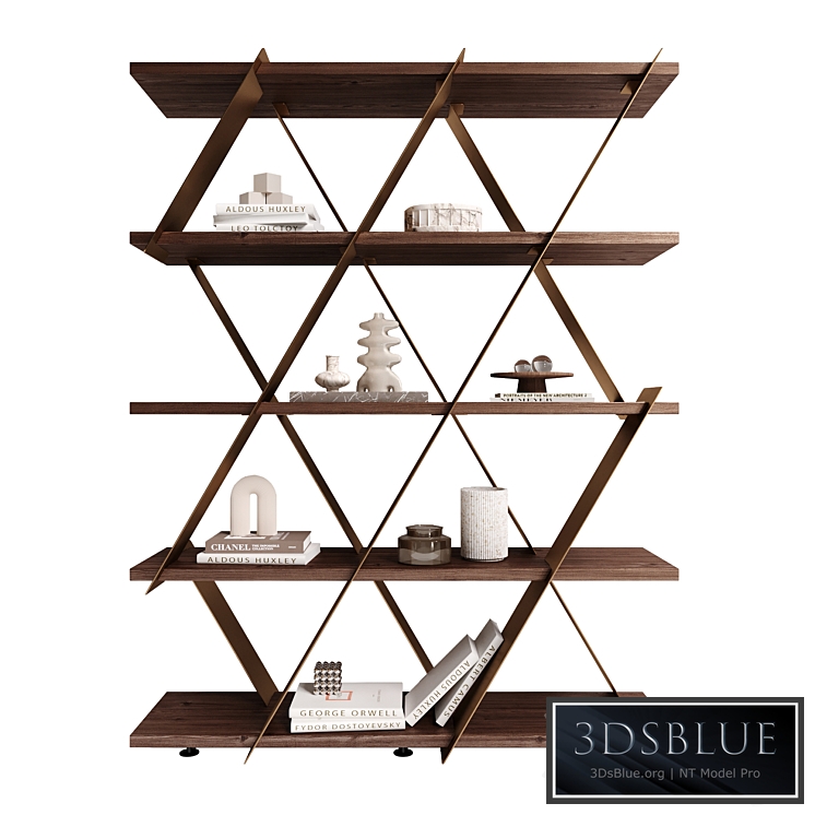 Shelving unit Tonin Casa Castle 3DS Max - thumbnail 3