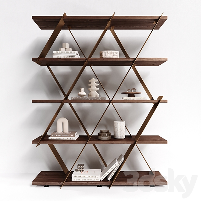 Shelving unit Tonin Casa Castle 3DSMax File - thumbnail 2