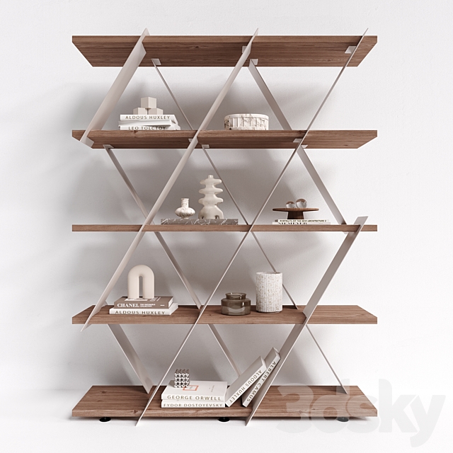 Shelving unit Tonin Casa Castle 3DSMax File - thumbnail 3