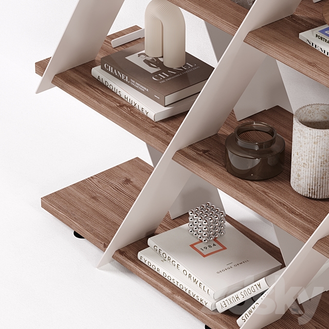 Shelving unit Tonin Casa Castle 3DSMax File - thumbnail 4