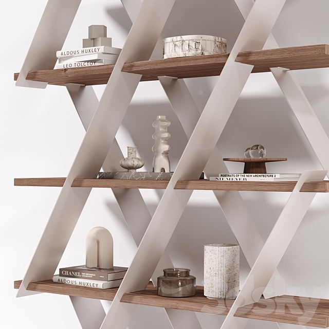 Shelving unit Tonin Casa Castle 3DSMax File - thumbnail 5