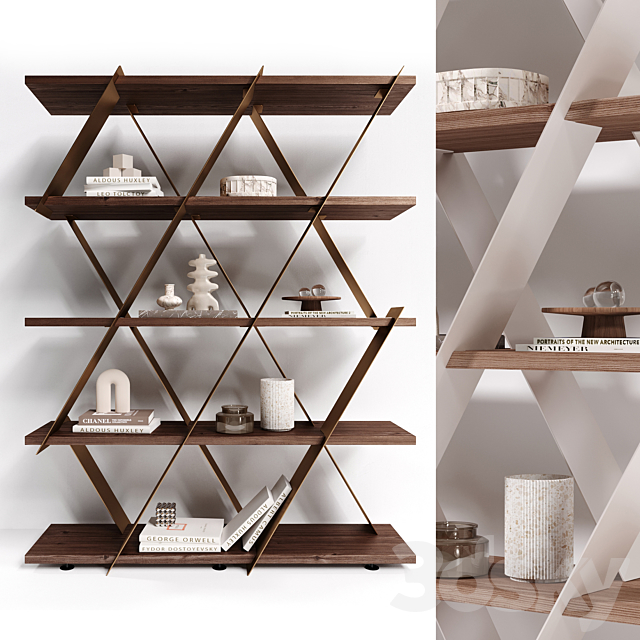 Shelving unit Tonin Casa Castle 3DSMax File - thumbnail 7