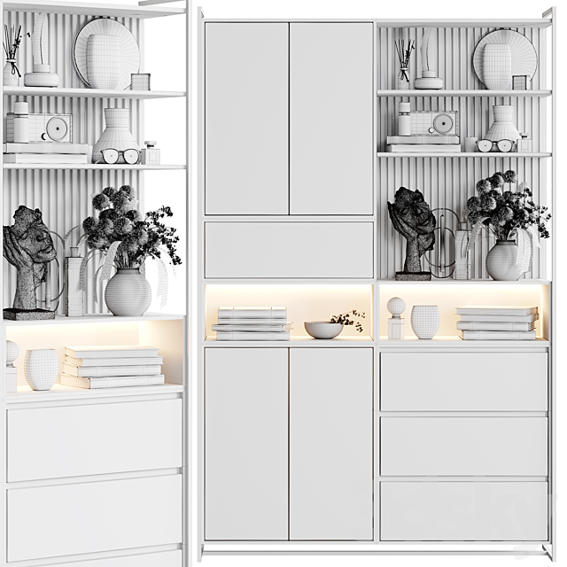 Wardrobe & Display cabinets 02 3DSMax File - thumbnail 5