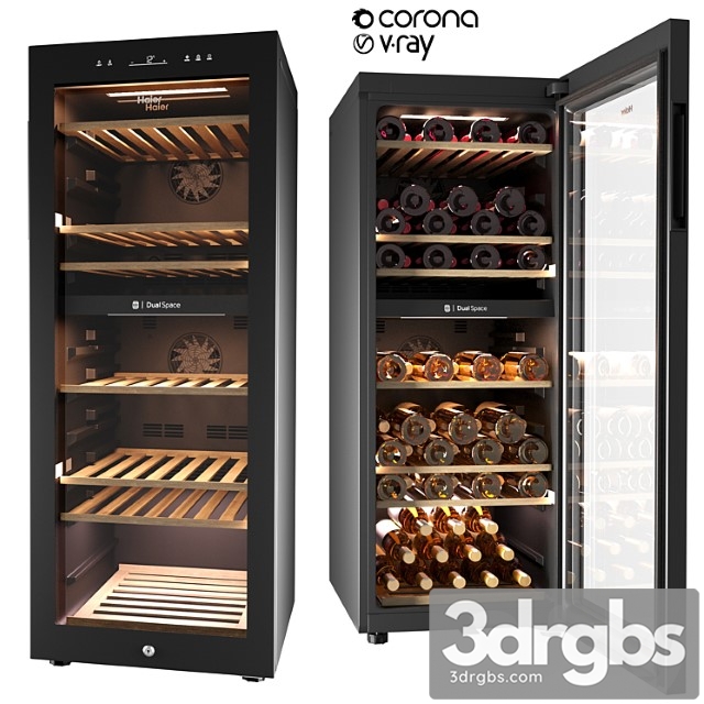 Wine Cabinet Refrigerator Guyer F77gdau1 3dsmax Download - thumbnail 1