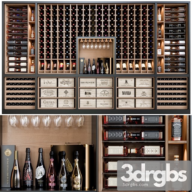 Wine Cellar 02 1 3dsmax Download - thumbnail 1