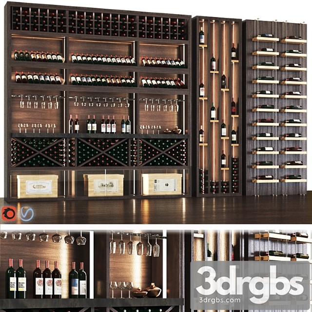 Wine Cellar 2 3dsmax Download - thumbnail 1