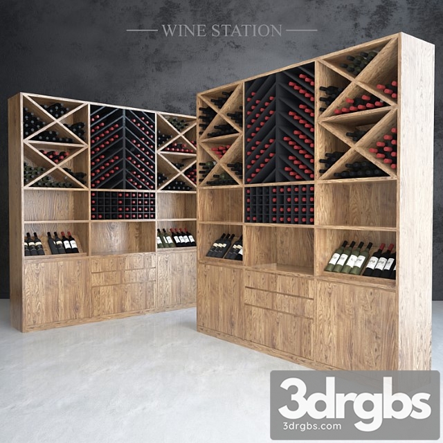 Wine Station 3dsmax Download - thumbnail 1