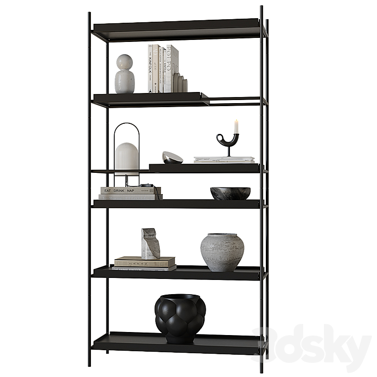 Wouddesign – TRAY SHELF (HIGH) 3DS Max Model - thumbnail 1