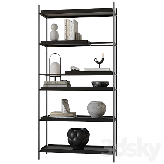 Wouddesign – TRAY SHELF (HIGH) 3DSMax File - thumbnail 1