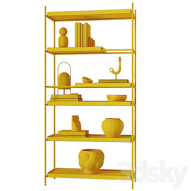 Wouddesign – TRAY SHELF (HIGH) 3DSMax File - thumbnail 7