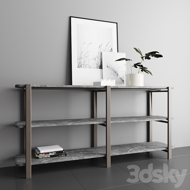 ALAKA Shelving unit \/ retegui 3DS Max - thumbnail 1