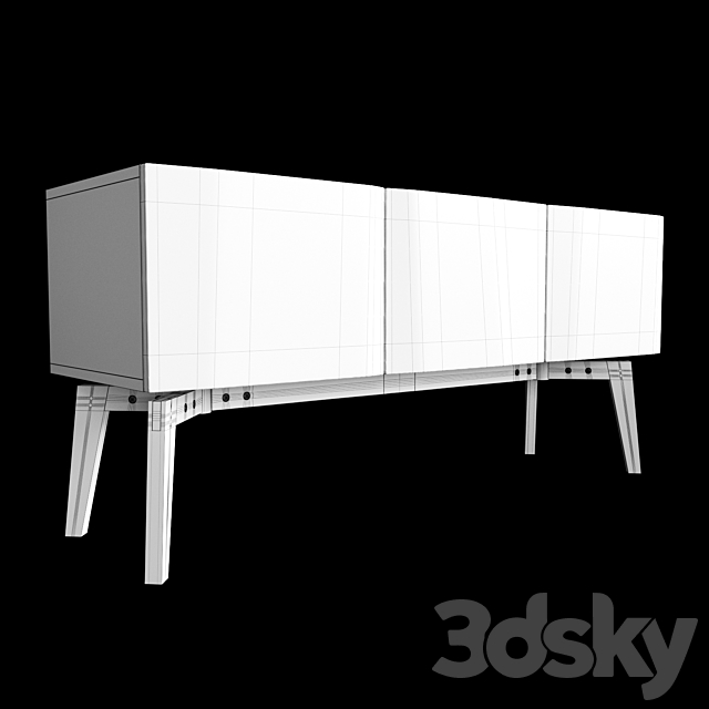 Alba Credenza by CB2 3DSMax File - thumbnail 2