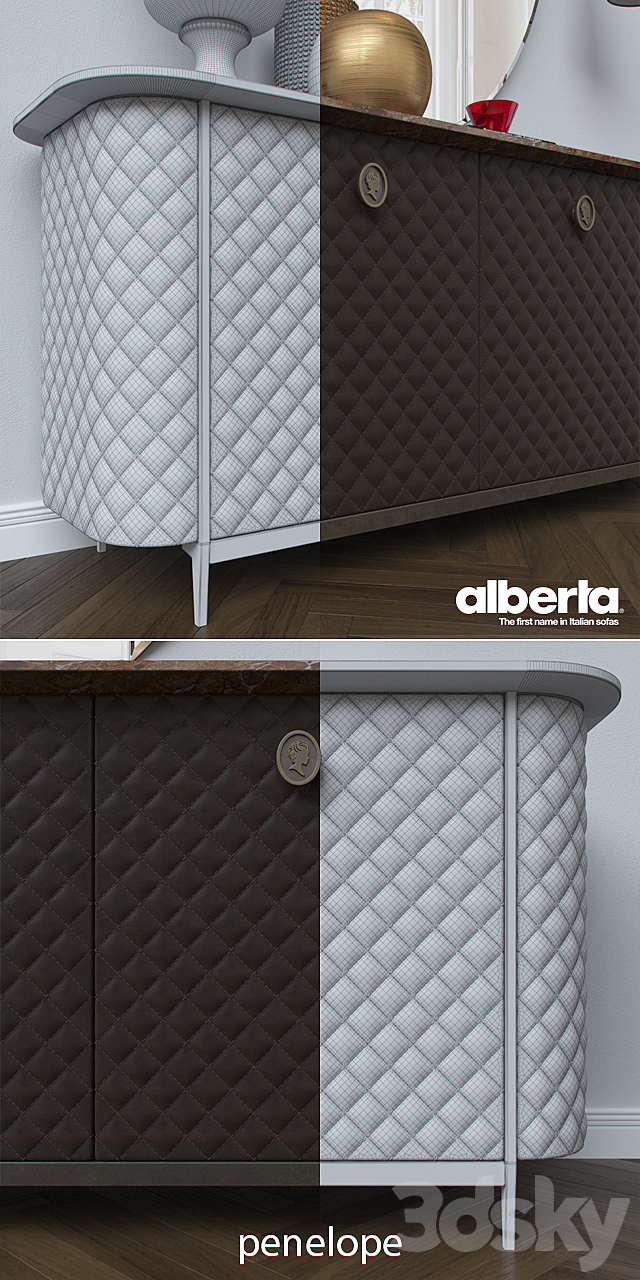 Alberta Salotti _ Decor_set_1 _ Penelope 3DSMax File - thumbnail 2