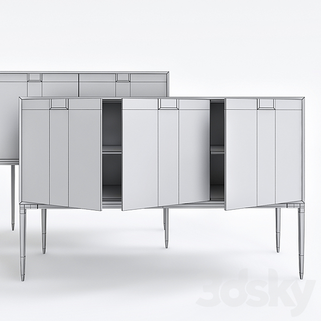 Alcor Sideboards 3DS Max Model - thumbnail 2