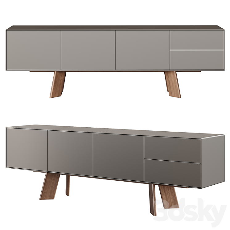 Alhambra B 003 Sideboard 3DS Max - thumbnail 1