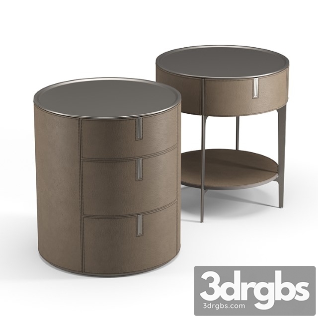 Alivar Round Bedside Table 3dsmax Download - thumbnail 1