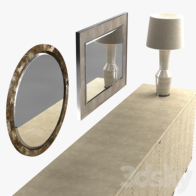 alta table lamp and merrick and albert 3ds Max - thumbnail 2